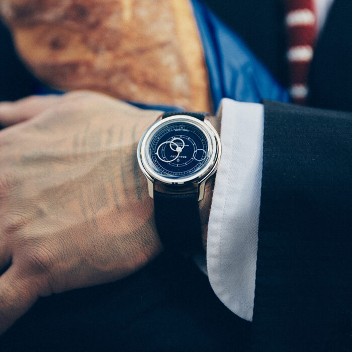 Beaubleu Seconde Française 19.24 Blau Uhr – Bild 2