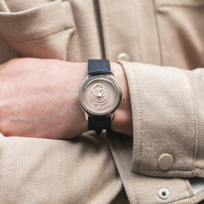 Beaubleu Seconde Française 20.24 Lachsfarbe Uhr – Bild 4