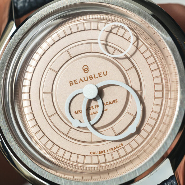 Beaubleu Seconde Française 20.24 Lachsfarbe Uhr – Bild 2