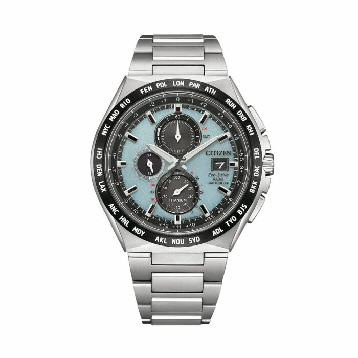 Citizen Radio Controlled Chronograph Uhr Blau AT8238-84M