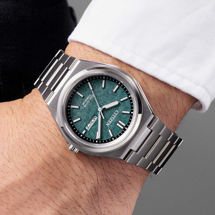 Citizen Super Titanium Date Grün Uhr AW0130-85X – Bild 2