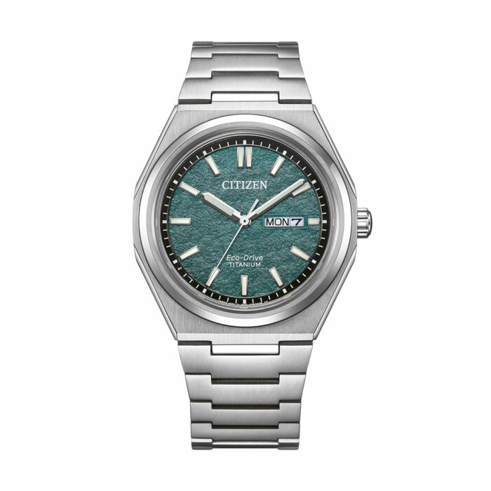 Citizen Super Titanium Date Grün Uhr AW0130-85X