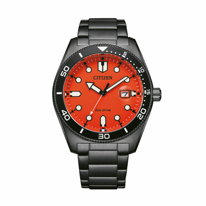 Citizen Sunset Eco Drive Orange Uhr AW1765-88X