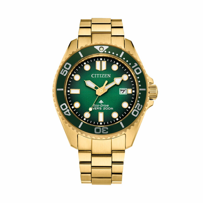 Citizen Promaster Diver Gold Grün Uhr BN0262-59W