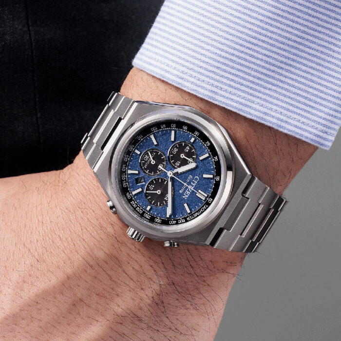 Citizen Super Titanium Blaues Zifferblatt Uhr CA4610-85L – Bild 4