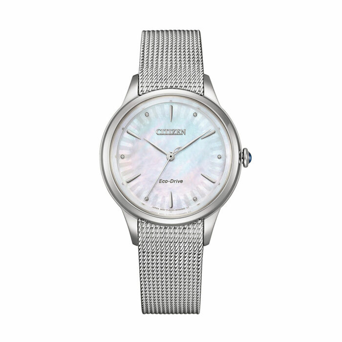 Citizen L Eco-drive Edelstahl Uhr EM1150-86D