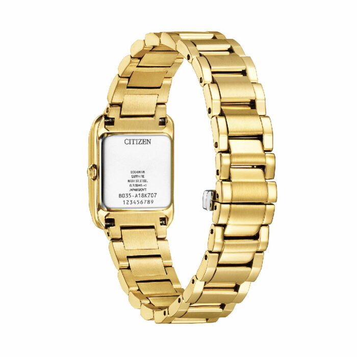 Citizen L Ladies Square Goldene Uhr EW5602-81D – Bild 2