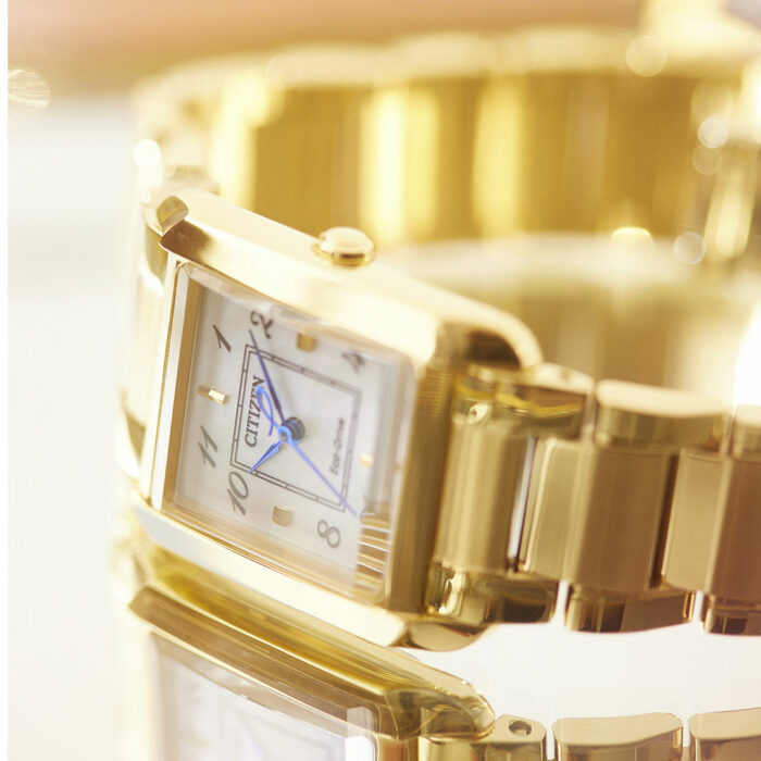 Citizen L Ladies Square Goldene Uhr EW5602-81D – Bild 4