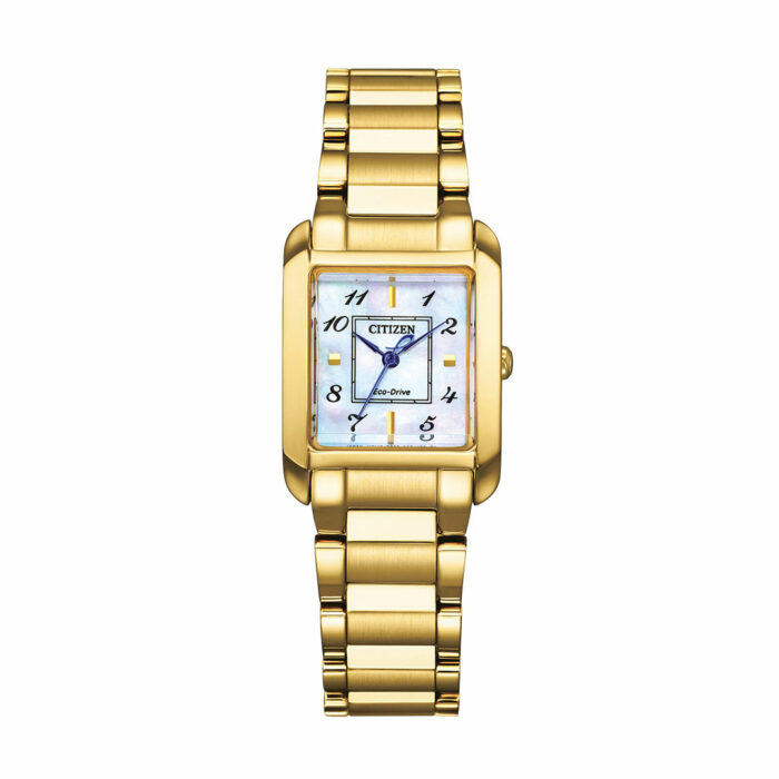 Citizen L Ladies Square Goldene Uhr EW5602-81D
