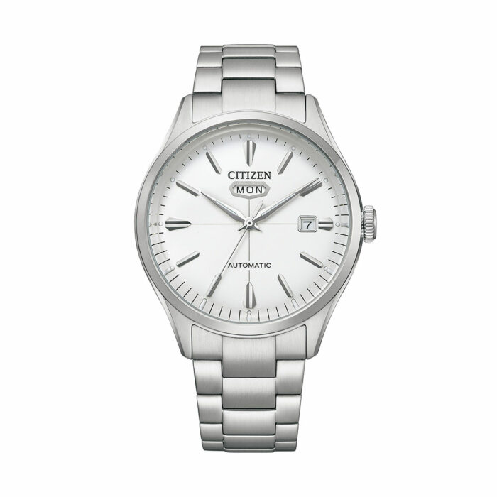 Citizen Mechanik Weißes Zifferblatt Uhr NH8391-51A