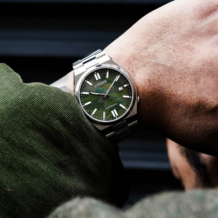 Citizen Tsuyosa Militär Automatikuhr NJ0159-86X – Bild 3