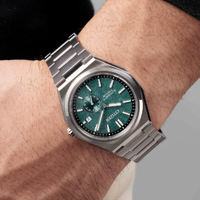 Citizen Super Titanium Zenshin Grün Uhr NJ0180-80X – Bild 2