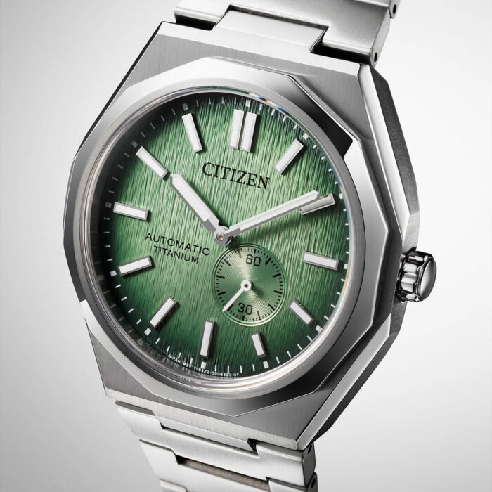 Citizen Zenshin 60 Super Titanium Grün Uhr NK5020-58X – Bild 4