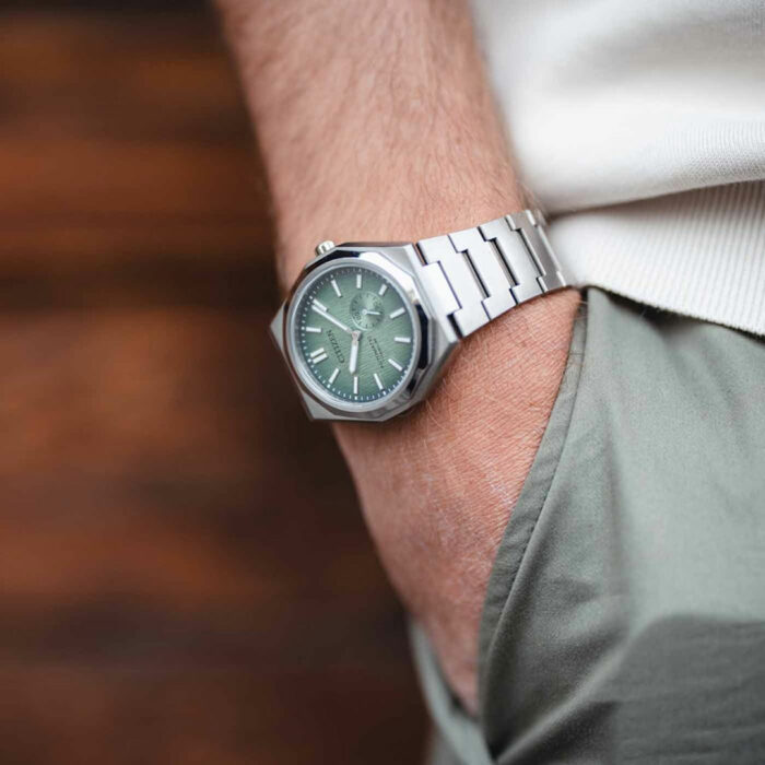 Citizen Zenshin 60 Super Titanium Grün Uhr NK5020-58X – Bild 5