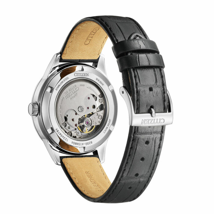 Citizen Platform Mechanical Leder Schwarz Uhr NY4058-01E – Bild 3