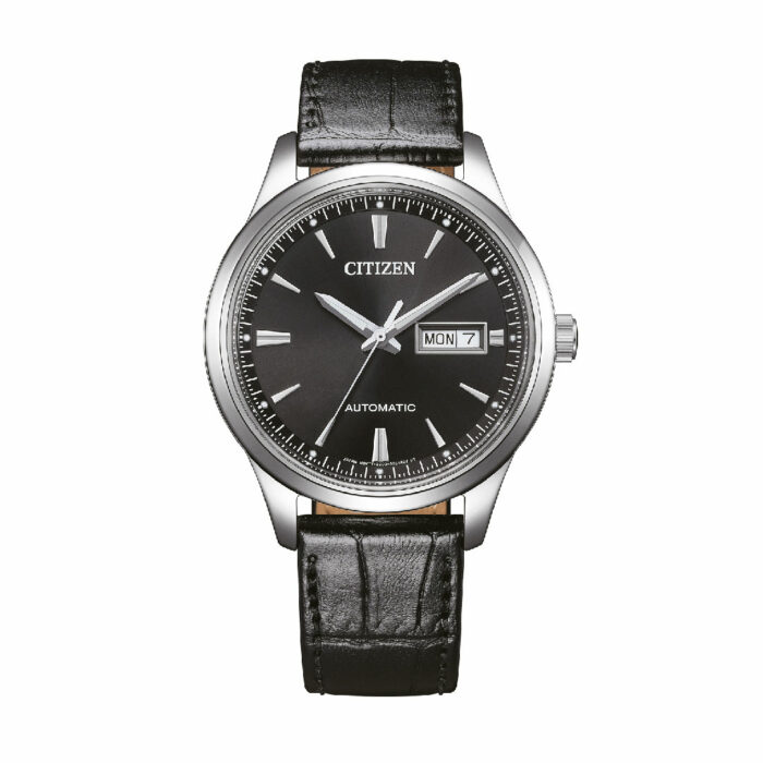 Citizen Platform Mechanical Leder Schwarz Uhr NY4058-01E