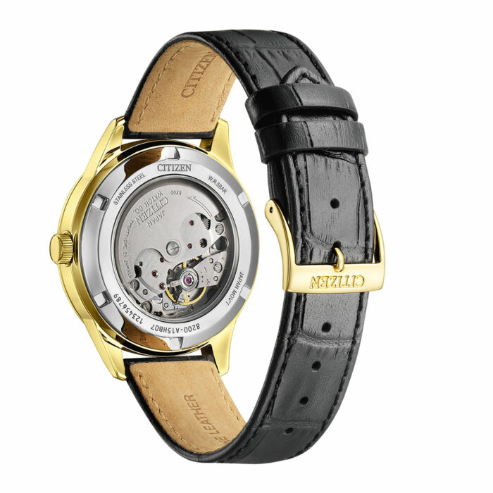 Citizen Platform Mechanical Lederarmband Uhr NY4059-09A – Bild 3