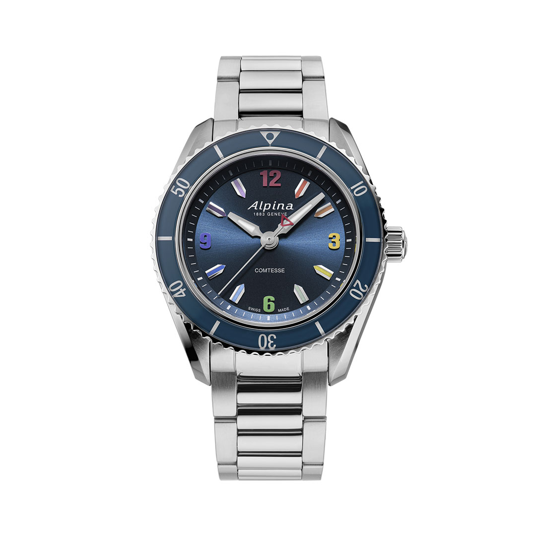 Alpina Alpiner Comtesse Sport Rainbow Uhr AL-235NRB3C6B