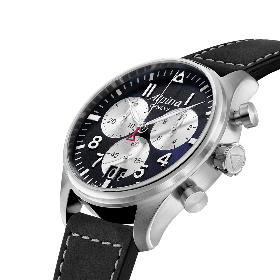 Alpina Pilot Chronograph Big Date Uhr AL-372NS4S6 – Bild 2
