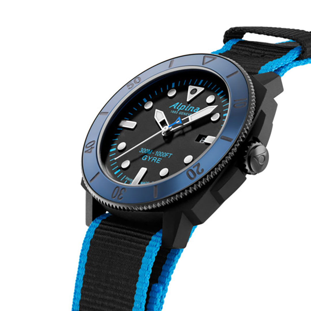 Alpina Seastrong Diver Gyre Uhr AL-525LBN4VG6 – Bild 4