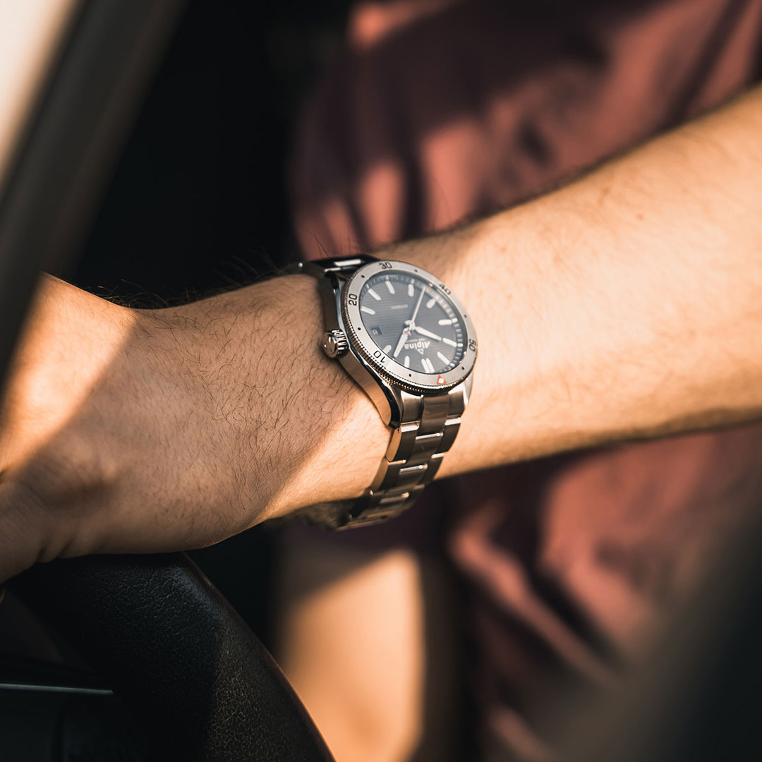 Alpina Alpiner 4 Automatic Graues Zifferblatt Uhr AL-525GS4AQ6B – Bild 4