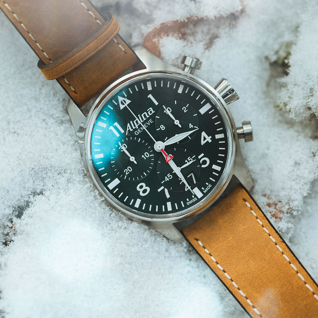 Alpina Pilot Chronograph Big Date AL-372N4S6 – Bild 3