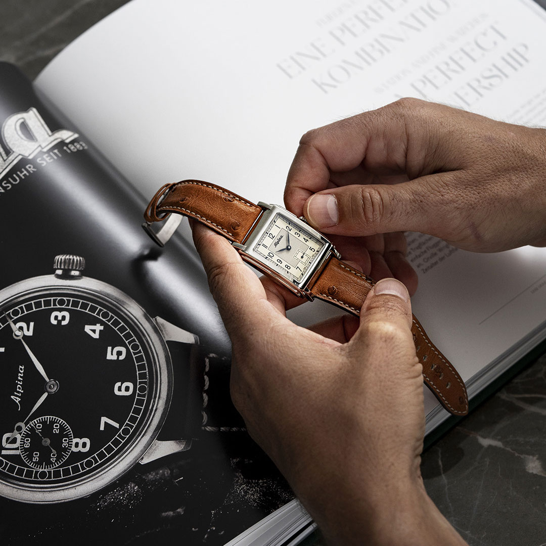 Alpina Heritage Carrée Uhr 140 Years AL-530SAC3C6 – Bild 3