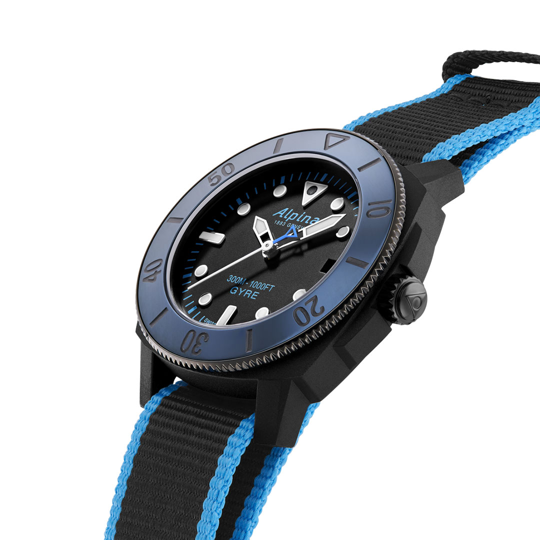 Alpina Seastrong Diver Gyre Uhr AL-525LBN3VG6 – Bild 4