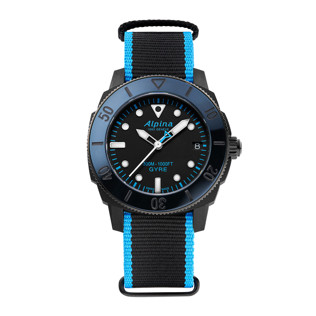 Alpina Seastrong Diver Gyre Uhr AL-525LBN3VG6