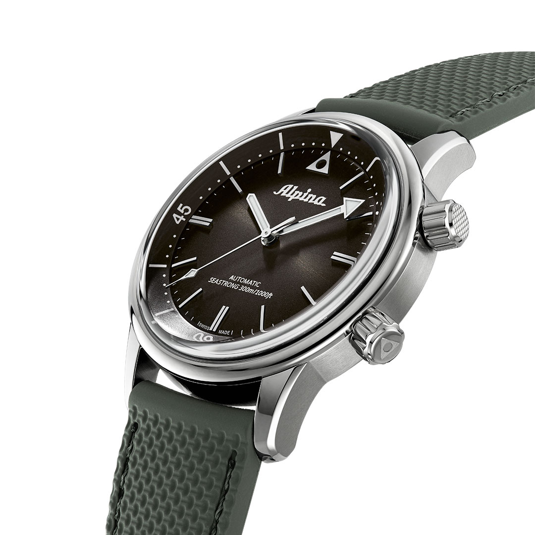Alpina Heritage Seastrong Diver 300  Uhr Grün AL-520GR4H6 – Bild 3