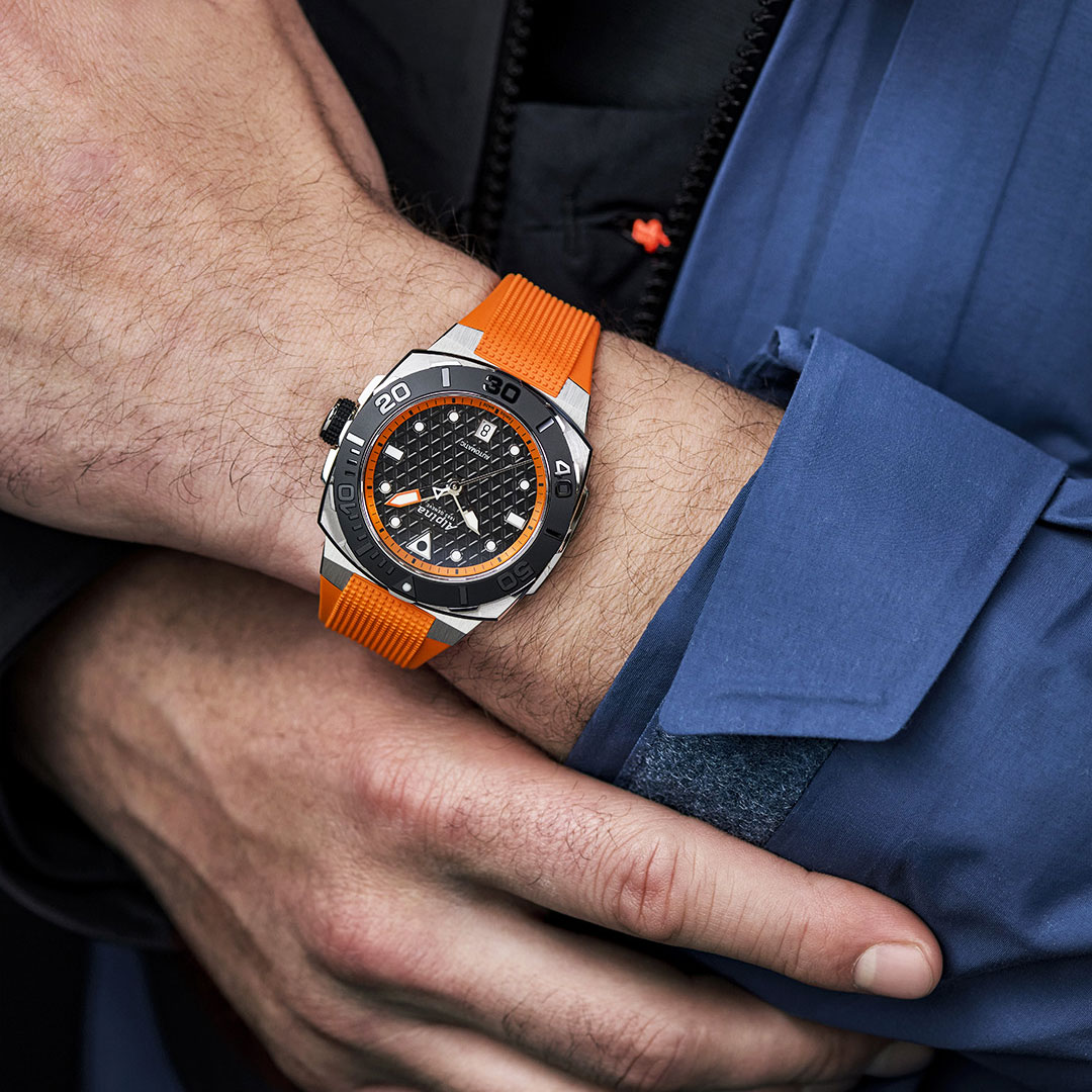 Alpina Seastrong Diver Extreme Orange Uhr AL-525BO3VE6 – Bild 3