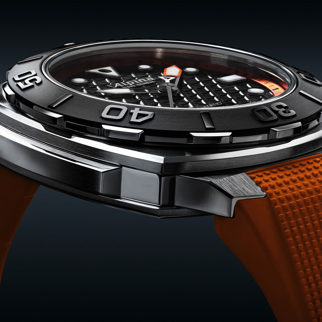 Alpina Seastrong Diver Extreme Orange Uhr AL-525BO3VE6 – Bild 5
