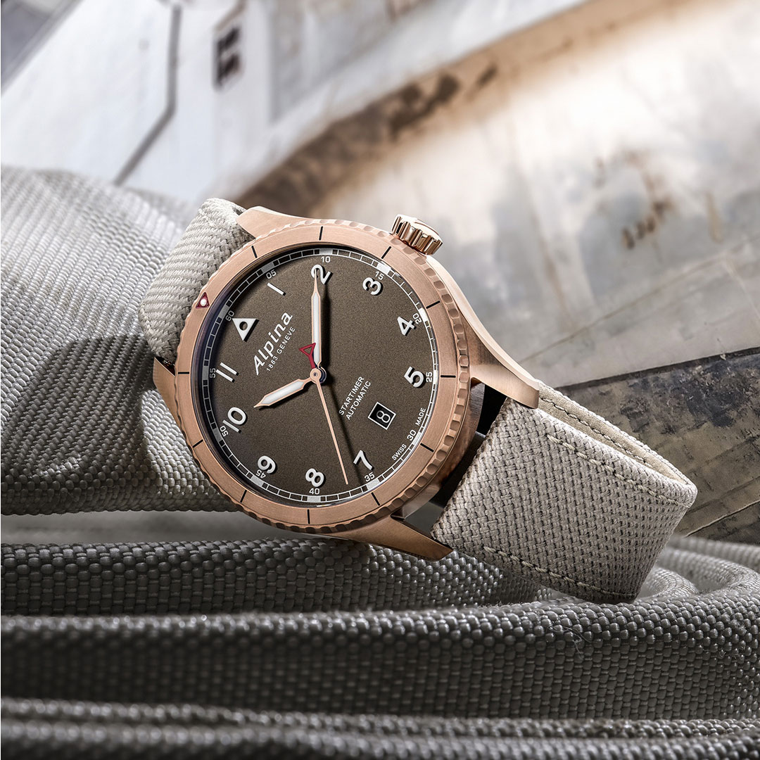 Alpina Startimer Pilot Automatikuhr Rosa AL-525BR4S24 – Bild 3